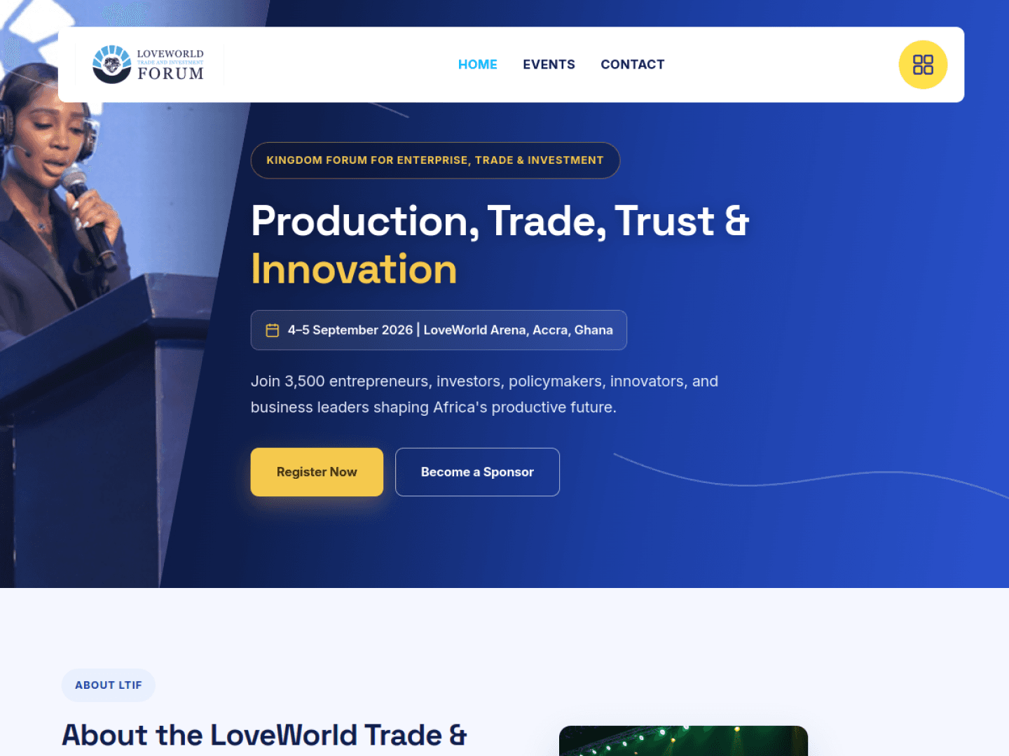 Preview of LoveWorld Trade & Investment Forum
